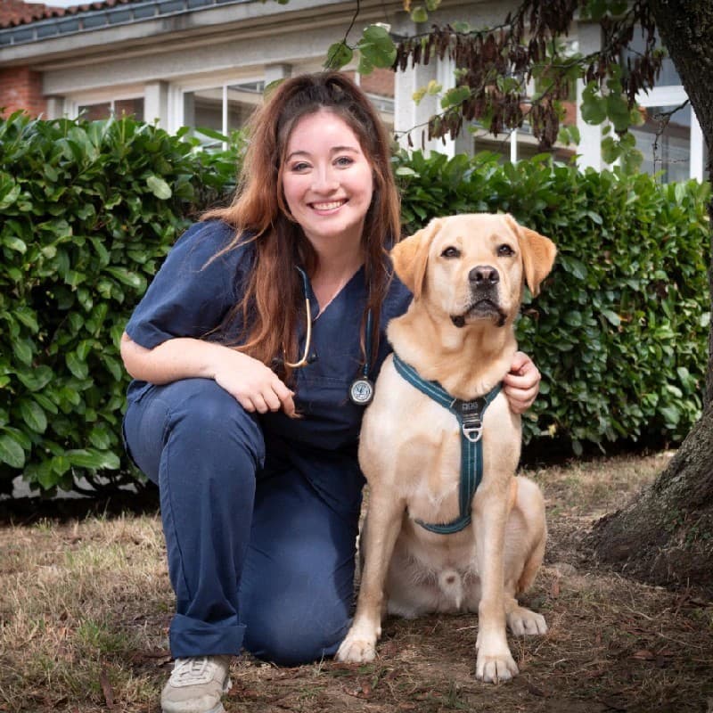 Sandra — Cofondatrice, vétérinaire et autrice d’une thèse sur l’automatisation des comptes rendus vétérinaires